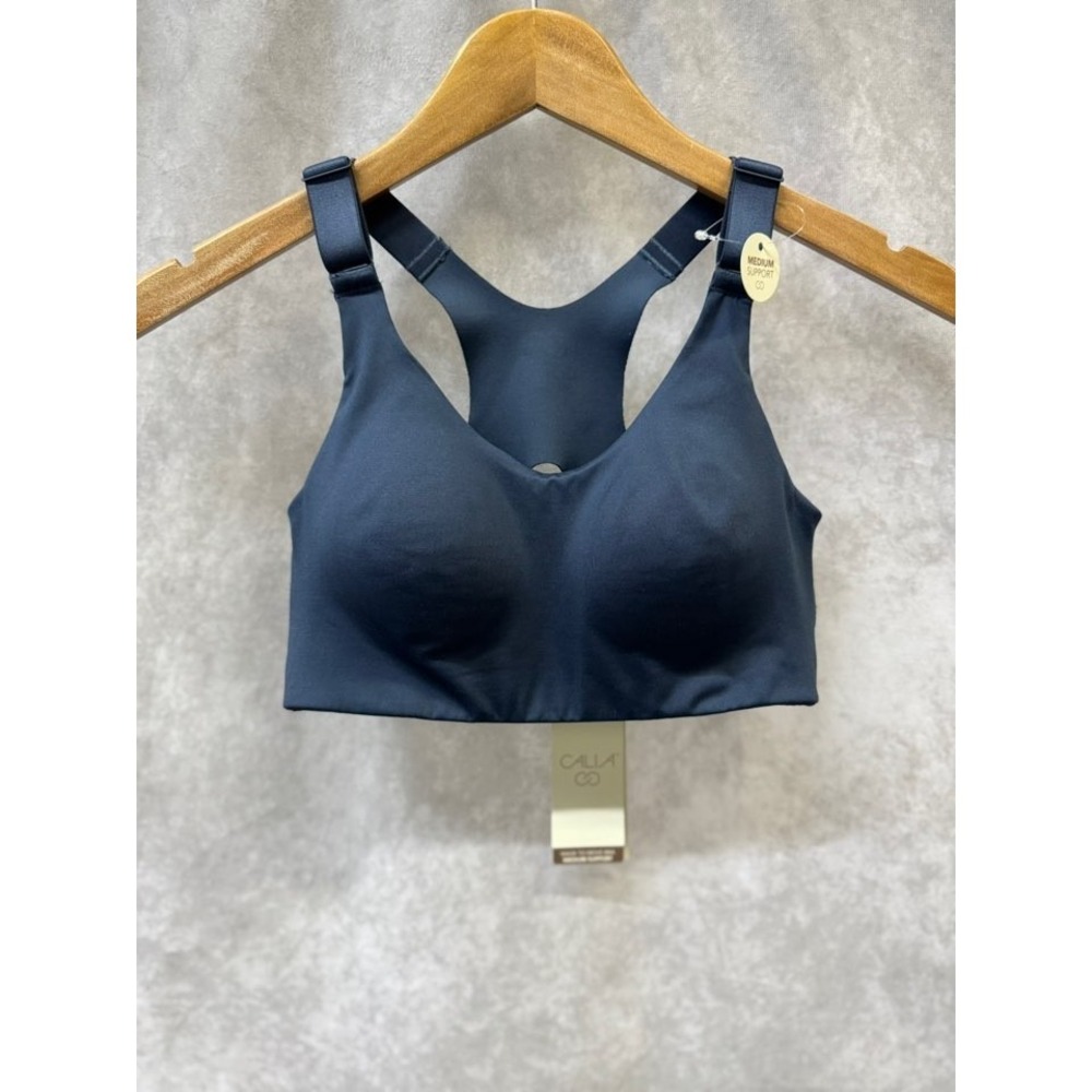 CALIA Racerback Bra XS Ardosia Slate New